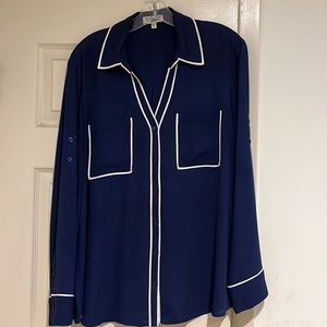 Express (Set Of 2) “The Portofino Shirt-Original Fit” 100% Polyester Size XL